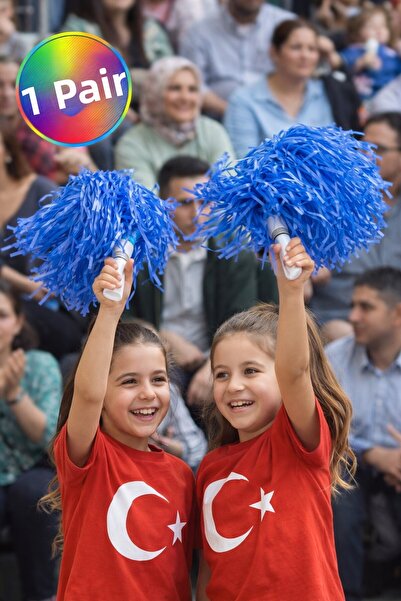 TOYFEST عصا تشجيع ماتي بلو أميجو من بونبون، عصا تشجيع متينة وخفيفة الوزن، زوج...