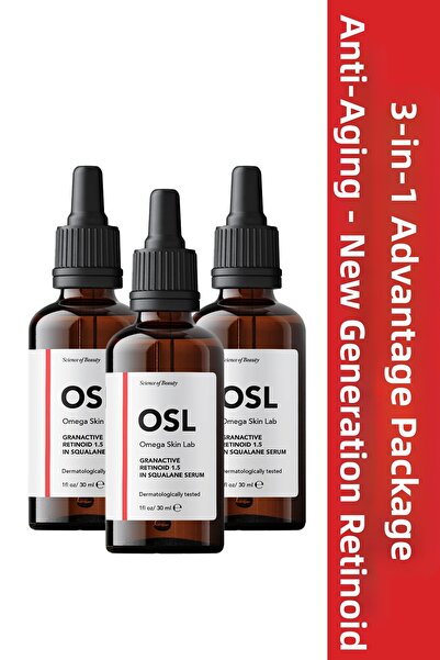 OSL Omega Skin Lab Osl Granactive Retinoid 1.5% in Squalene Serum 3-Pack 30ml