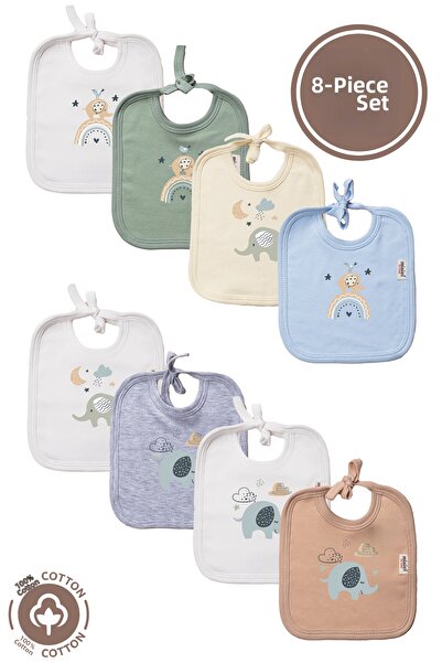 Miniel Baby Boy Newborn Combed Organic Cotton Elephant Printed 0-3 Months Bab...