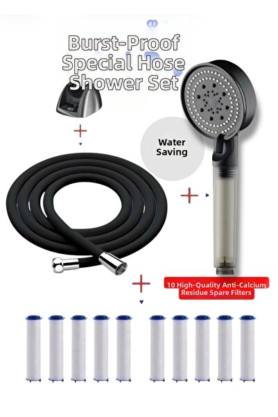 TRUVA Special Anti-Explosion Shower Set with Water-Saving and Anti-Limescale ...
