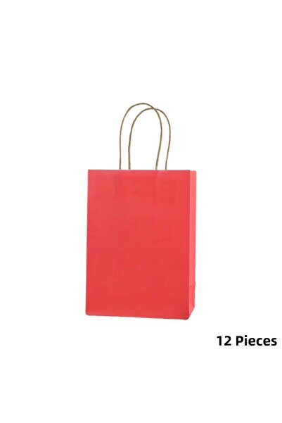 roco paper Kraft Mini Paper Bag Set with Handle - 12 Pieces, Party, Birthday,...