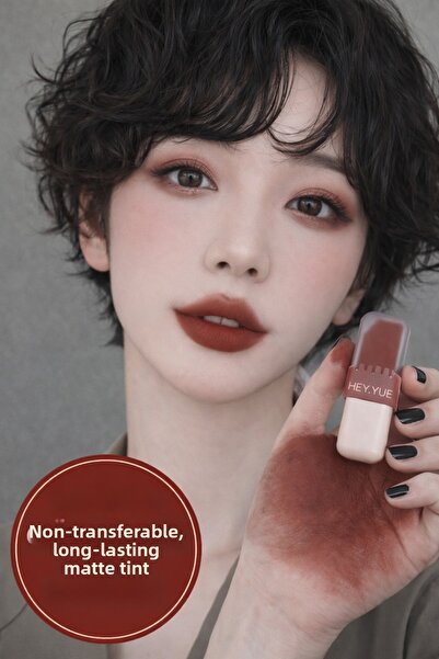 Kozmetik Hey.Yue 03 Smudge-Proof All-Day Lasting Matte Lip Tint - Intense Col...