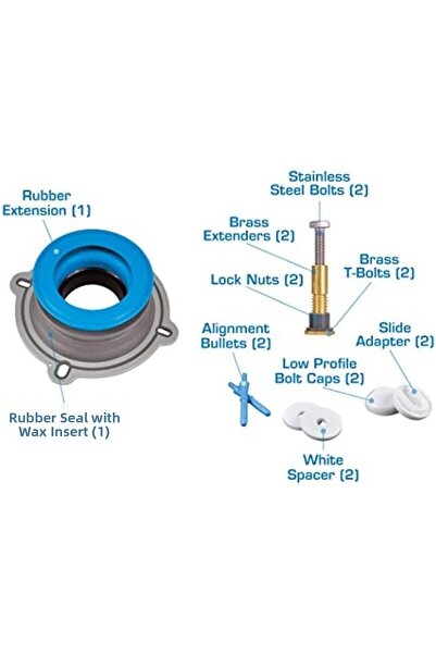 Nacario Nrcrioshop Danco All-In-One Toilet Installation Kit |   Perfect Seal ...