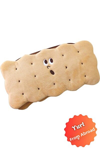 Buldug Cute Pencil Case Large Capacity Pencil Case Pouch Creative Biscuit