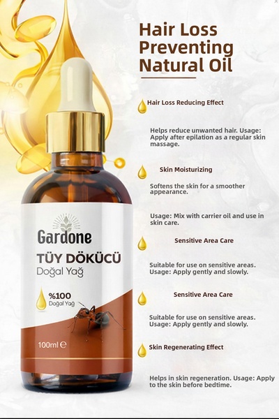 Gardone مزيل الشعر بالضغط البارد 100% نقي وطبيعي من بيض النمل 100 مل