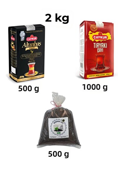 Çaykur مجموعة أدفانتج - مجموعة من 3 شايات جولتمباش وتيريكي وماي تشاي