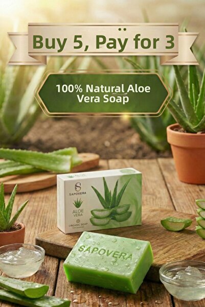 Sapovera Natural Aloe Vera Soap