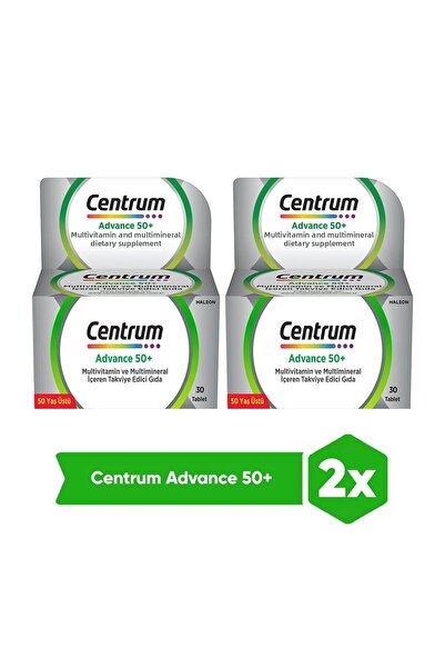 Centrum Advance Multivitamin 50+ Age 30's Tablets X2