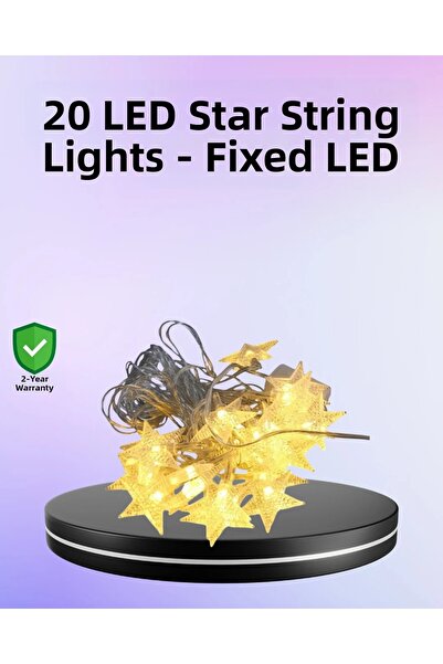 Epilons 5 Meters Star-Shaped Led Strip Light Constant White Lighting