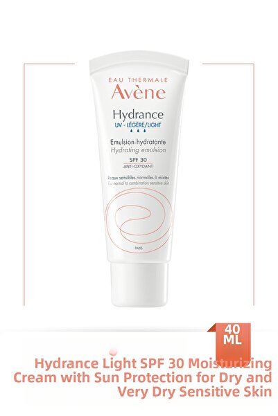 Avene Hydrance Light Хидратиращ крем със слънцезащита SPF 30 за суха и чувств...