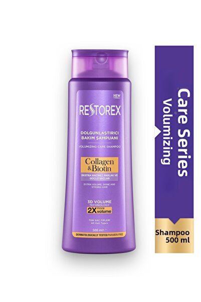 Restorex 500ml Collagen and Biotin Plumping Volume Free Shampoo