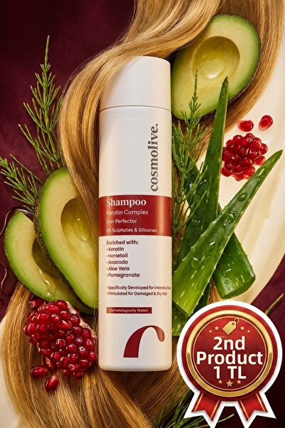 Cosmolive Easy to Comb - Hair Strengthening Hair Conditioner Keratin Shampoo