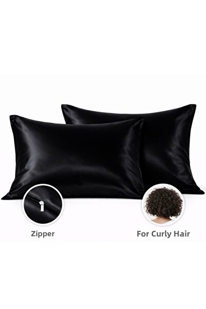 Cherry Bloom Cotton غطاء وسادة من القطن الساتان مقاس 50x70 سم عدد 2 قطعة