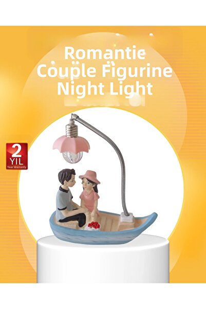 Epilons Romantic Couple Figured Night Lamp Sandal Model Special Gift for Lovers