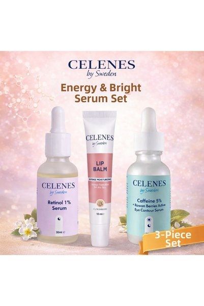 celenes by sweden Energy & Bright Skin Serum Set