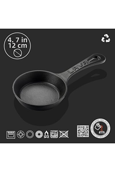 Yıldızan Atu Shop Döküm Mini Round Handle Diameter 12 Pan 511005