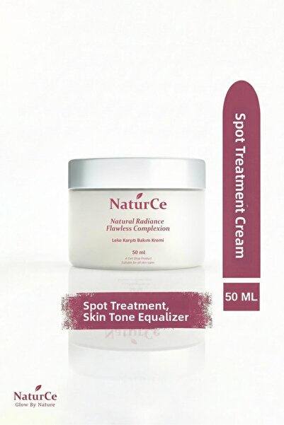 Naturce كريم موازن لون البشرة ومضاد للعيوب - نياسيناميد وأربوتين، تأثير مرطب ...
