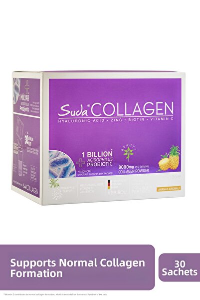 Suda Collagen بروبيوتيك أناناس 10 جرام 30 كيس