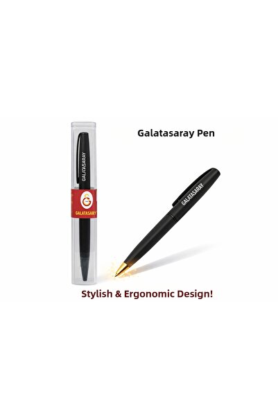 Galatasaray قلم حبر جاف معدني أصلي مرخص