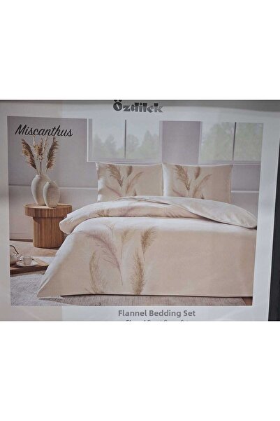 Özdilek Ranforce Double Winter Duvet Cover Set Miscanthus Cream