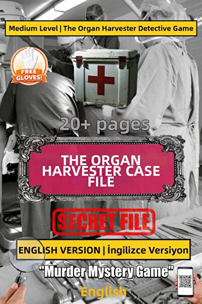 GameBulance The Organ Harvester Case File Detective Game |   Murder Mystery |...