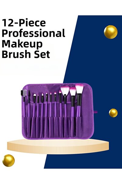 shopwave 12 Pieces Compact and Lightweight Makeup Brush Set Special for Profe...