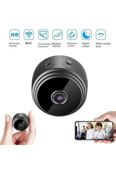 CT STONES Мини HD Wi-Fi охранителна камера