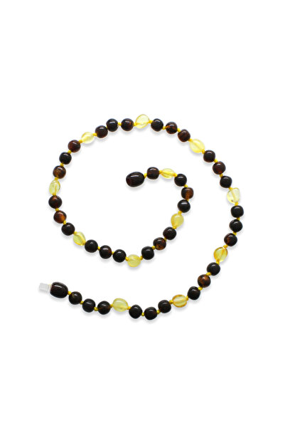 Tesbihane قلادة على شكل قطرة من حجر العسل لأسنان الطفل