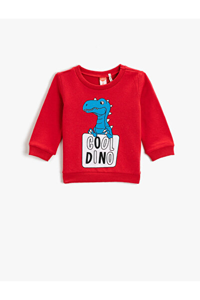 Koton Bavlněná mikina s potiskem dinosaurů