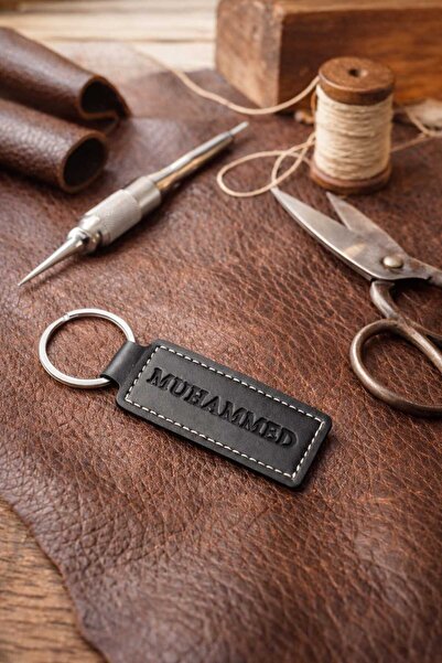 YNS LEATHER Kişiye Özel İsim Baskılı Anahtarlık Plakalı Araba Anahtarlık