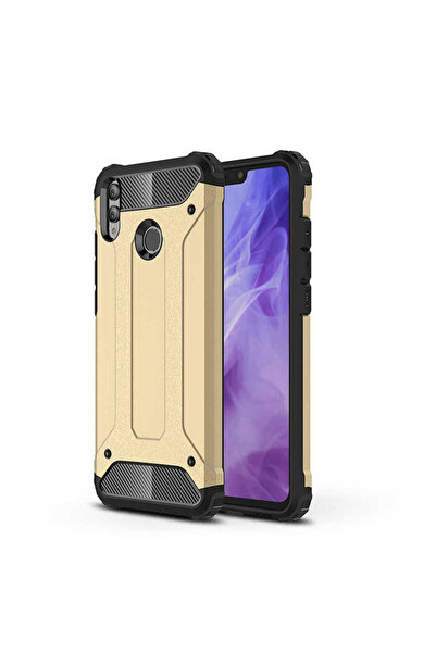 noktaks Honor 8X uyumlu - Kılıf Çift Katman Zırh Tank Crash Military Kapak - ...