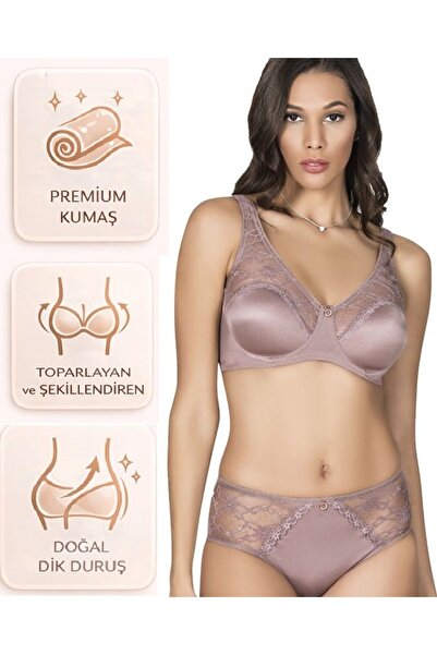 bipamuk طقم ملابس داخلية نسائية يبرز انحناءات الجسم طقم حمالة صدر وسراويل داخ...