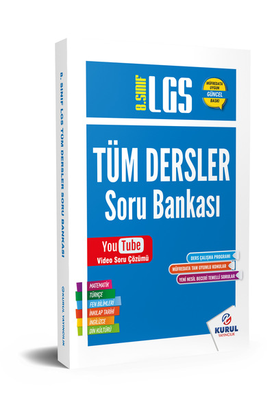 Kurul Yayıncılık 2026 8.sınıf Lgs Soru Bankası Tüm Dersler Tek Kitap