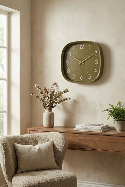 Frapan Home GLX 30 Cm Gerçek Cam Sessiz Mekanizma Duvar Saati
