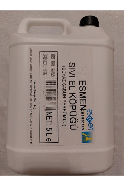 TAMPA White Perfumed Liquid Hand Foam 5 lt