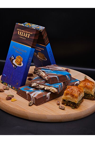 Velvet Sweet بقلاوة فاخرة من شوكولاتة دبي 200 غرام