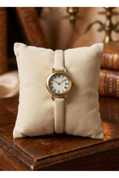 LUNA Eyewear Deri Kordonlu Minimal Vintage Paslanmaz Kararmaz 1 Atm Kutu ve P...