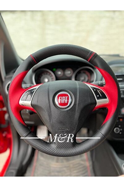 M&R OTO KILIF AKSESUAR Fıat Linea Spor Model Orijinal Kaplama Deri Direksiyon...