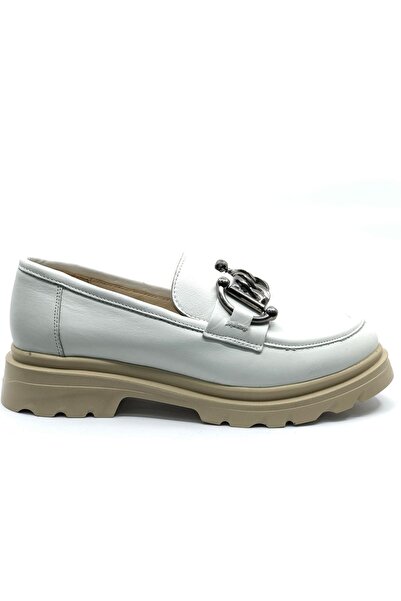 Venüs Hoags Genuine Leather Orthopedic Oxford Women's Classic Shoes White