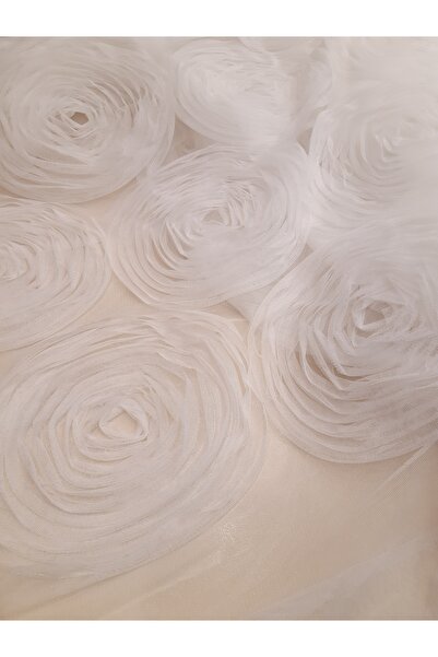 Safir Kumaş Abiyelik Etek Ceket Gömlek için Tül Lase 1.80 Metre