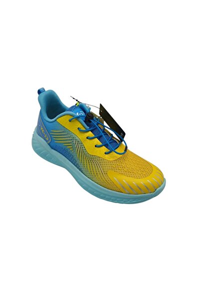 YK-ID Adidași de damă 39, material textil, Galben/Albastru