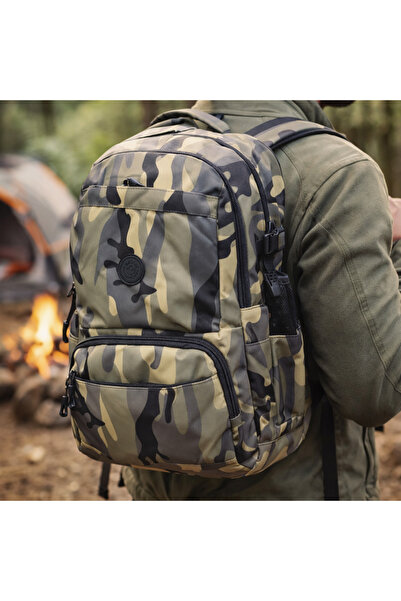 Dadacuq Rucsac de camping, alpinism și militar, cu cinci compartimente, de di...