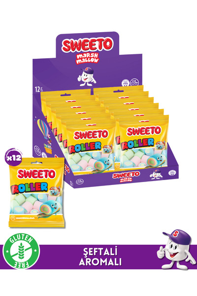SWEETO Marshmallow Roller 60gr x 12