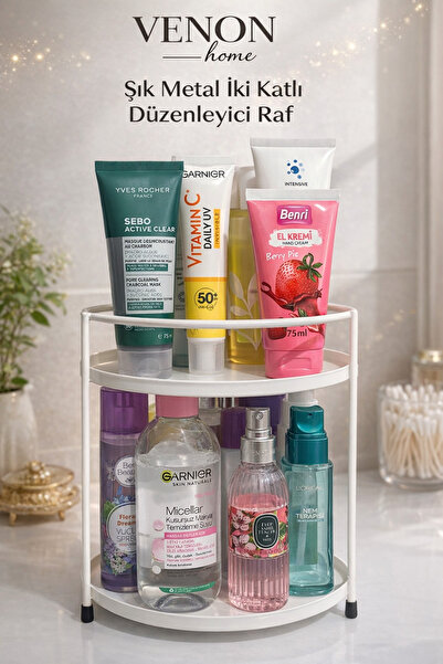 VENON BEYAZ Ванна кімната Косметика Організатор для прикрас Багатофункціональ...