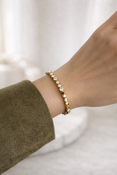 Okko Store Küp Detaylı Yaylı Kelepçe Bileklik