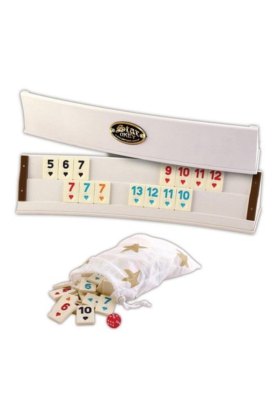 Generic Brand Star Plastic Oval Okey Set - 1011089 - Light Color