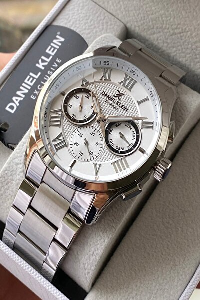 Daniel Klein Yeni Sezon Paslanmaz Çelik Kordon Erkek Kol Saati+Bileklik
