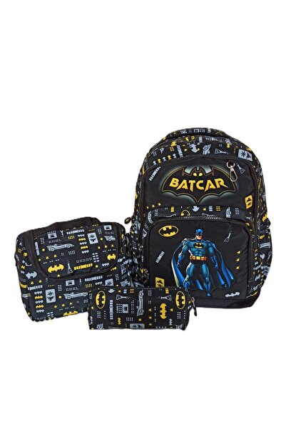 Alanç Gift Erkek Çocuk Ortopedik Su Geçirmez Kumaş BARCAR İlkokul Sırt Çantas...