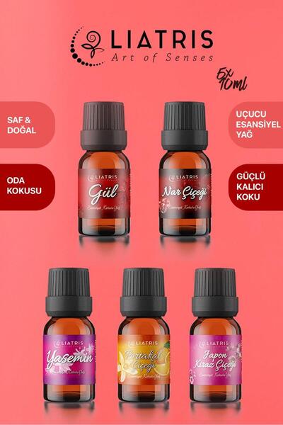 liatris JAPON KİRAZ ÇİÇEĞİ-YASEMİN-GÜL-NAR ÇİÇEĞİ-PORTAKAL ÇİÇEĞİ esansiyel u...