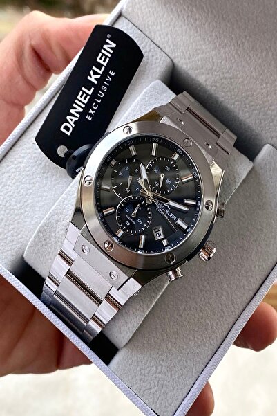 Daniel Klein ساعة يد رجالية فاخرة بسلك فولاذي